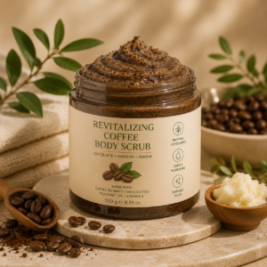 revitalizing coffee body scrub